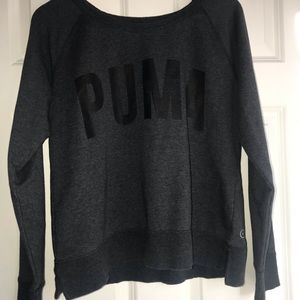 Grey puma crewneck